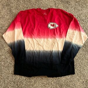 Women’s Chiefs oversized long sleeve. Size large